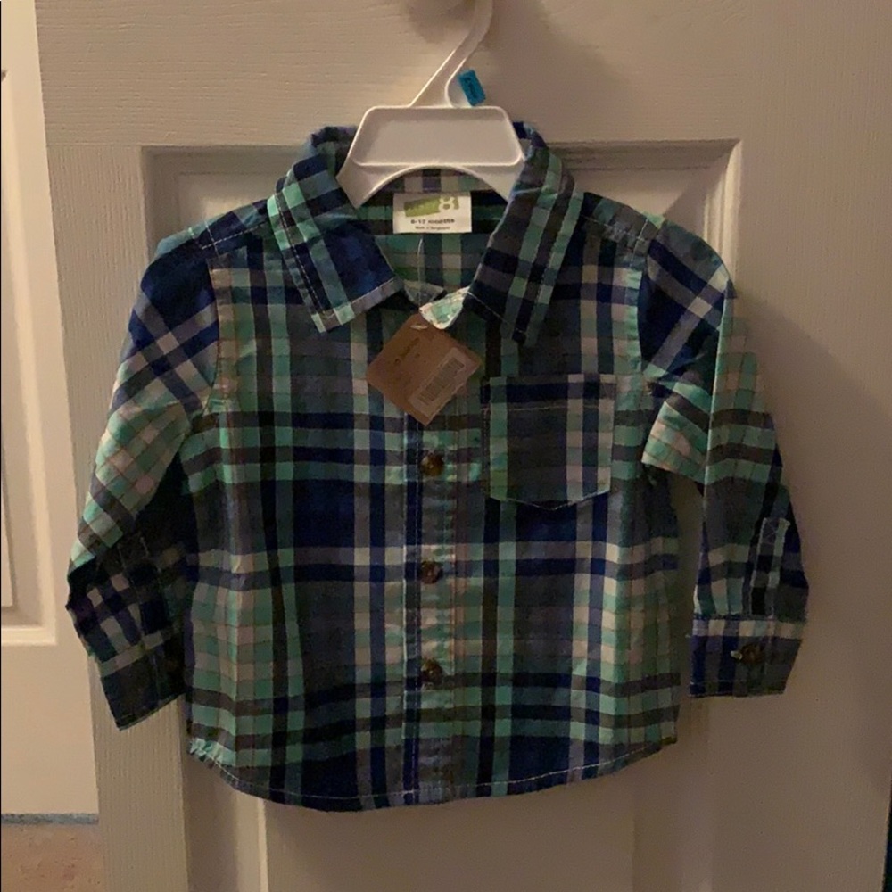 Baby boys button up